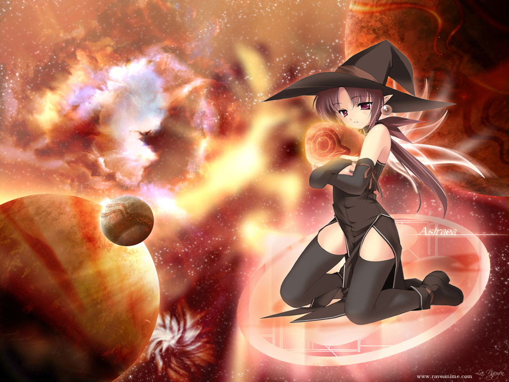 elf, enhance_heart, halloween, pointy_ears, rokuwata_tomoe, solo, thighhighs, virtual-on, virtual_on, wallpaper, witch