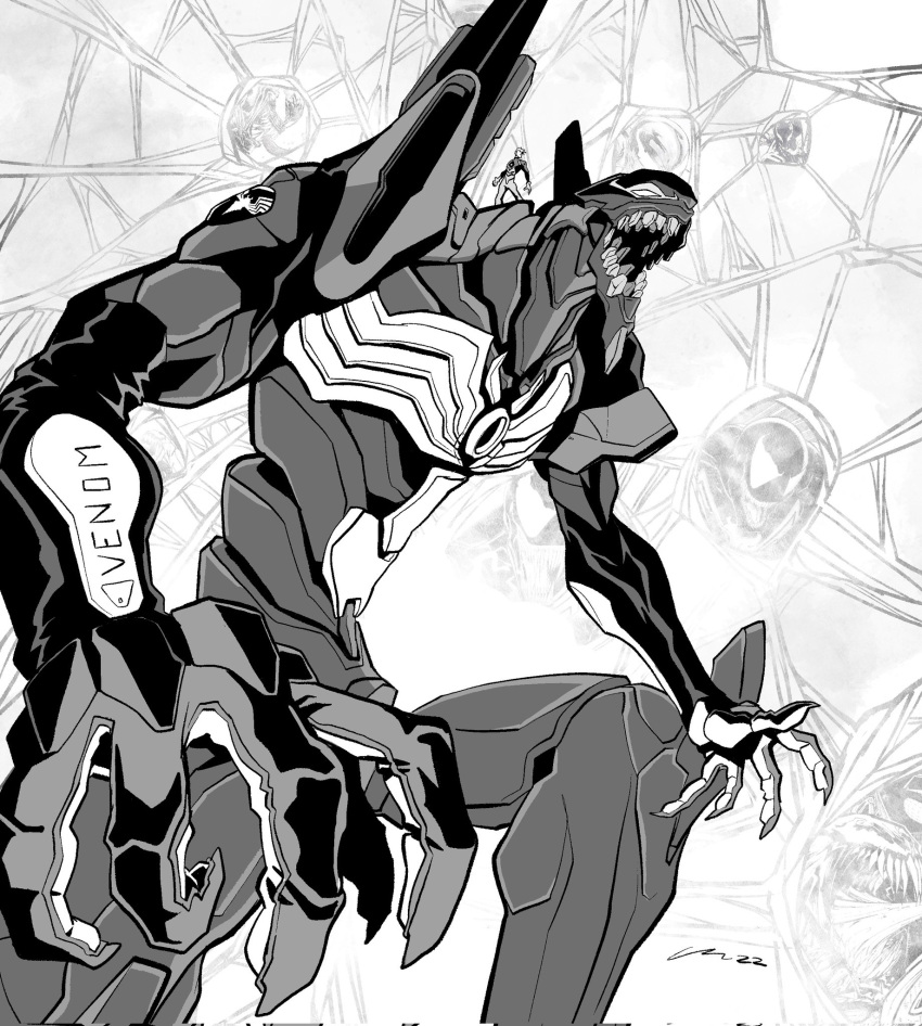 1boy, alternate_costume, alternate_universe, animal_print, armor, black_armor, bodysuit, carloromeroart