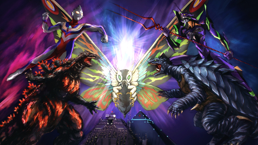 1boy, alien, antennae, bodysuit, bug, burning_godzilla, byneet, character_request