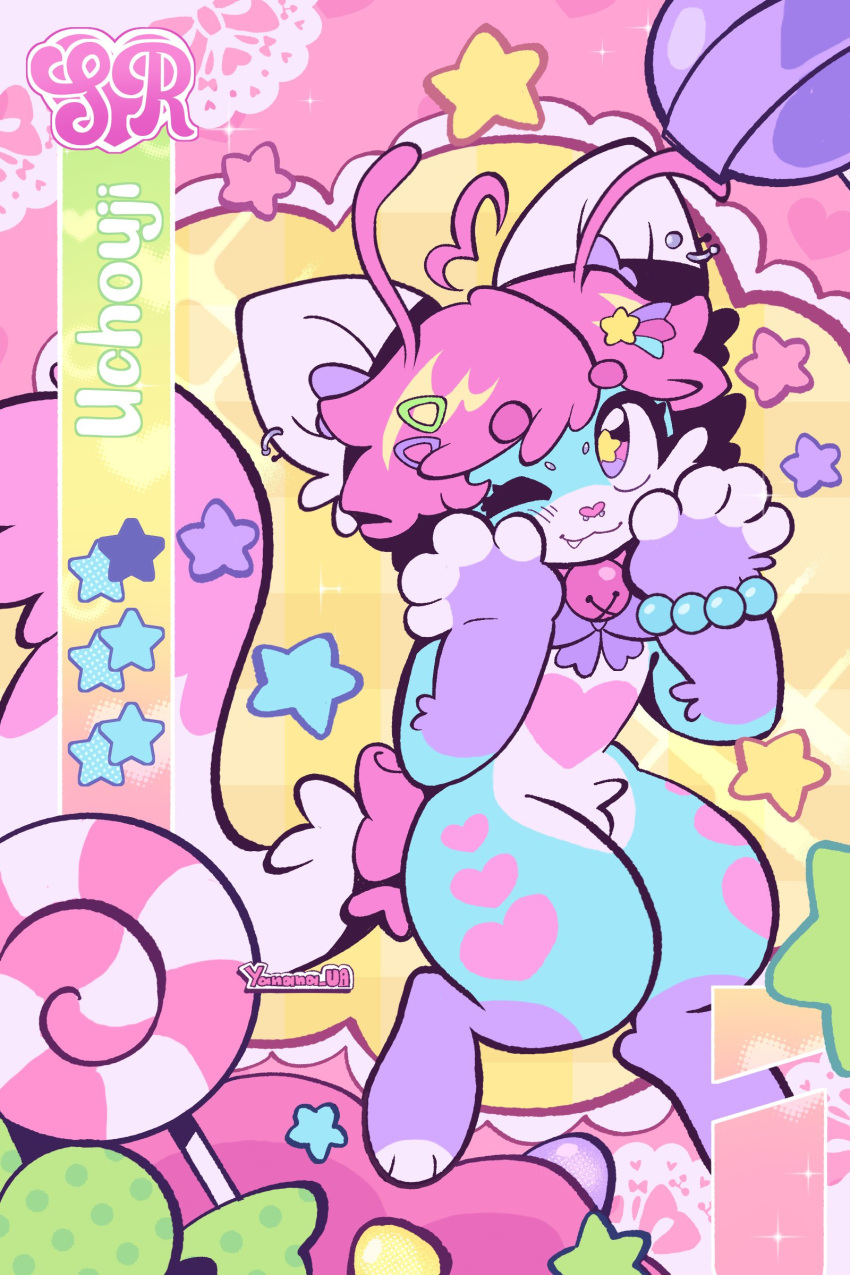 1other, :3, absurdres, ahoge, androgynous, animal_ears, animal_feet, animal_hands