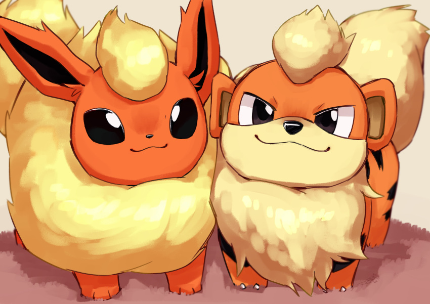 absurdres, animal_focus, black_eyes, blonde_hair, bright_pupils, claws, closed_mouth, flareon