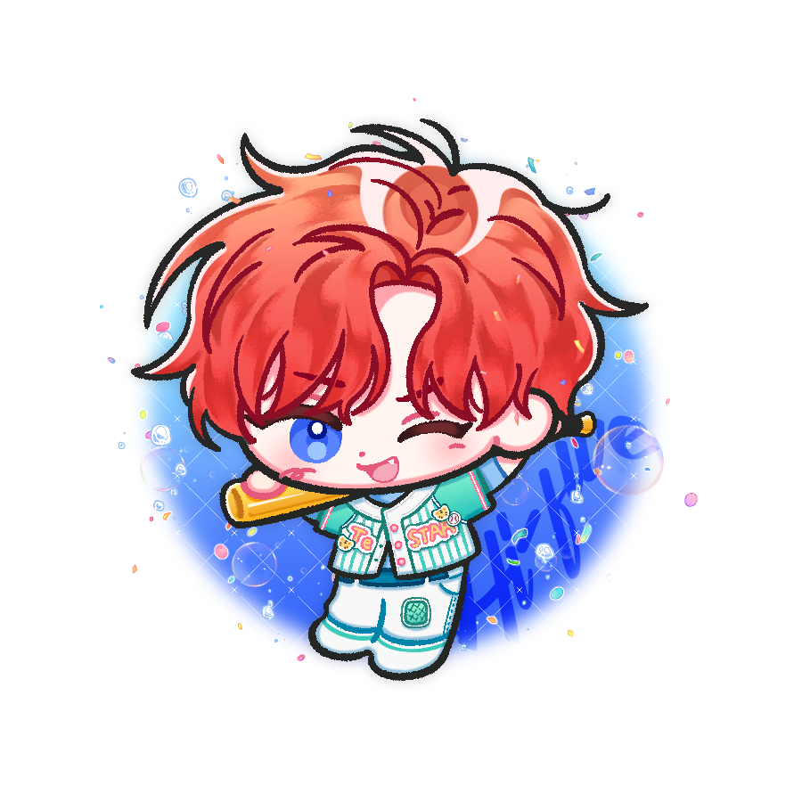 0_9_(030303_0_0), 1boy, baseball_bat, baseball_uniform, blue_eyes, blush, cha_eugene, commentary_request