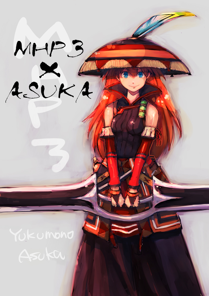 alternate_costume, bare_shoulders, blue_eyes, boyaking, bridal_gauntlets, capcom, cosplay, hat