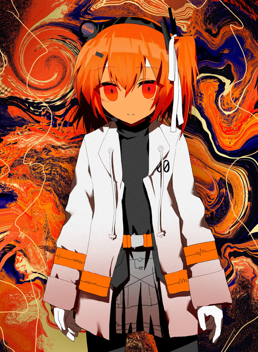 1girl, a.i._voice, absurdres, adachi_rei, arms_at_sides, belt, black_pantyhose, black_shirt