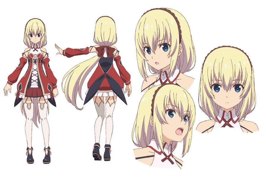 1girl, black_footwear, blonde_hair, blue_eyes, detached_sleeves, grimms_notes, grimms_notes_the_animation, kawashima_hisashi