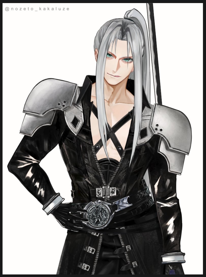 1boy, alternate_hairstyle, belt, black_belt, black_coat, black_footwear, black_gloves, black_outline