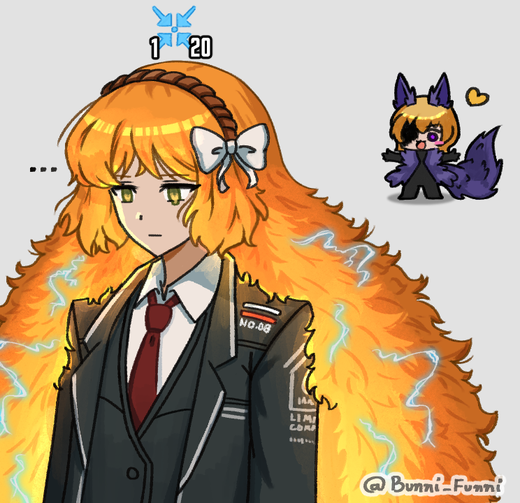 ..., 2girls, animal_ears, black_coat, black_vest, blonde_hair, blush_stickers, bow