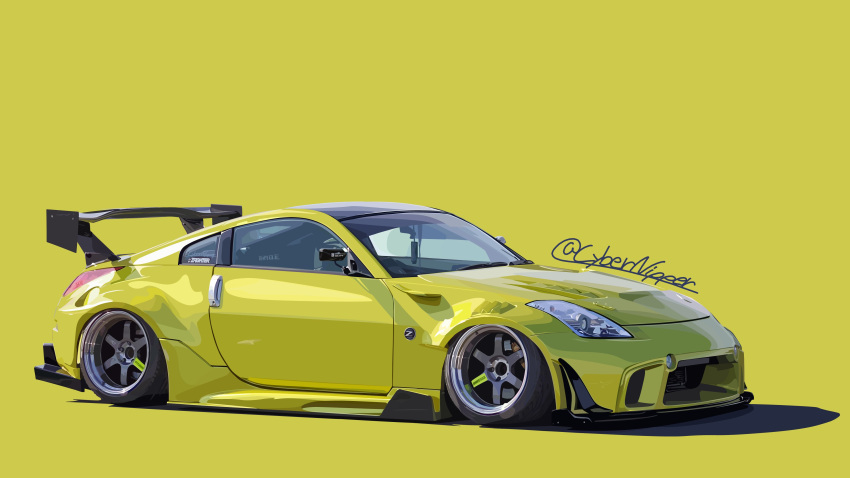 absurdres, car, cybernipper, highres, motor_vehicle, nissan, nissan_350z, nissan_fairlady_z