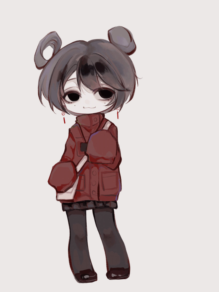 1girl, 946_(94liuya), :3, animated, animated_gif, black_eyes, black_footwear, black_hair