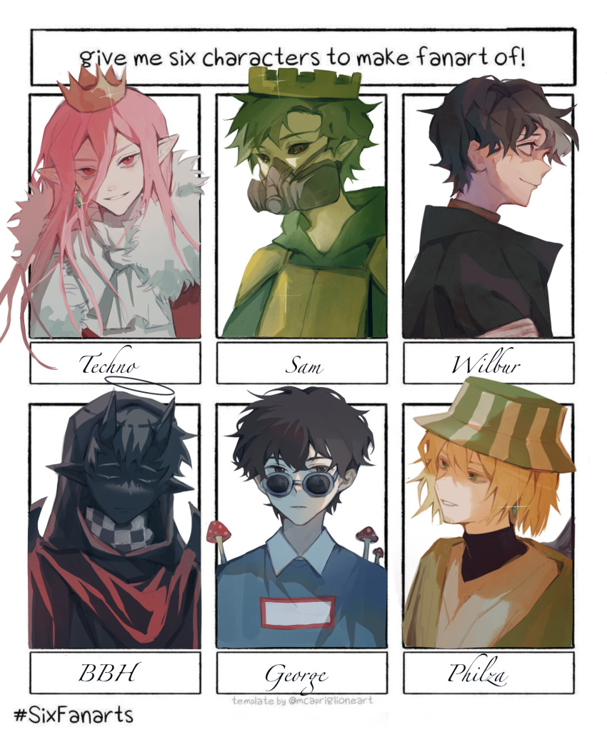 6+boys, absurdres, animification, armor, ascot, awesamdude, badboyhalo, bandaged_arm
