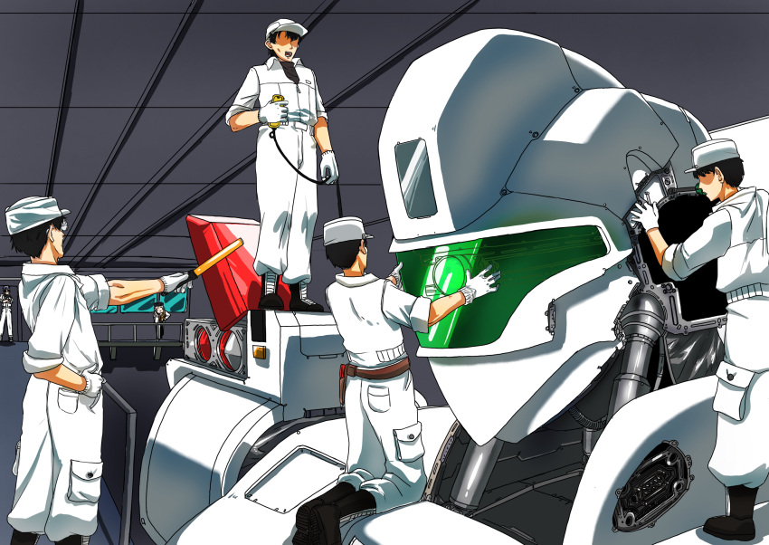 6+boys, assault_visor, av-98_ingram, boots, cable, commentary_request, engineer, fake_screenshot