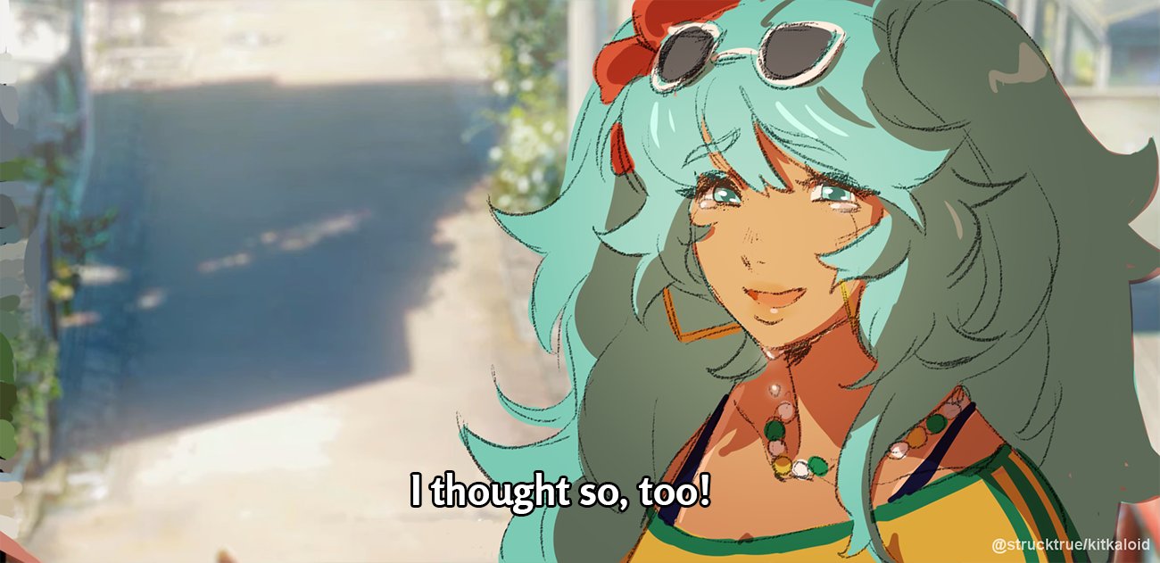 1girl, :d, aqua_eyes, aqua_hair, bead_necklace, beads, bikini, bikini_under_clothes