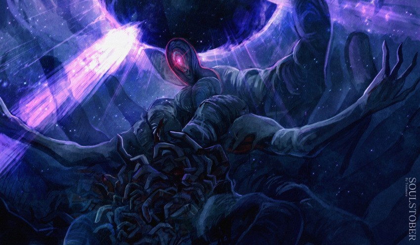 casting_spell, commentary, elden_ring, elden_ring:_shadow_of_the_erdtree, eldritch_abomination, english_commentary, glint, glowing