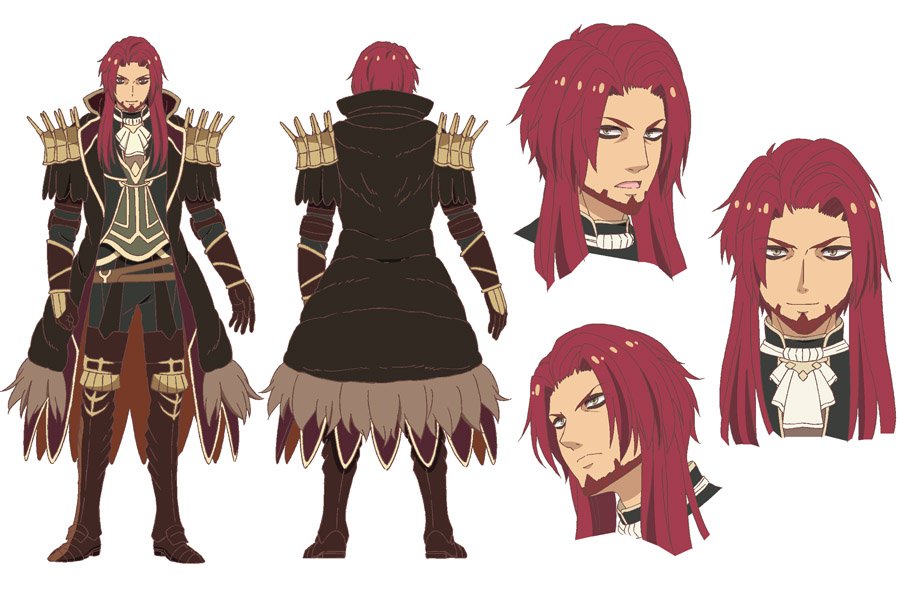 1boy, bear, full_body, fur_trim, gilles_de_rais_(grimms_notes), grimms_notes, grimms_notes_the_animation, kawashima_hisashi