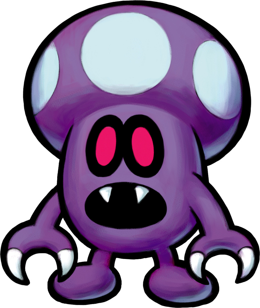 1boy, alien, claws, fangs, full_body, highres, looking_at_viewer, mario_&amp;_luigi:_partners_in_time