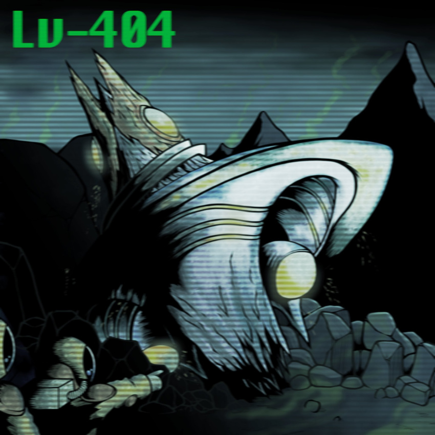 astronaut, duel_monster, fishbowl_helmet, flying_saucer, flying_saucer_muusik'i, helmet, highres, outdoors