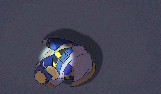 animated, animated_gif, gloves, grey_background, holding, holding_phone, kirby_(series), looking_at_phone