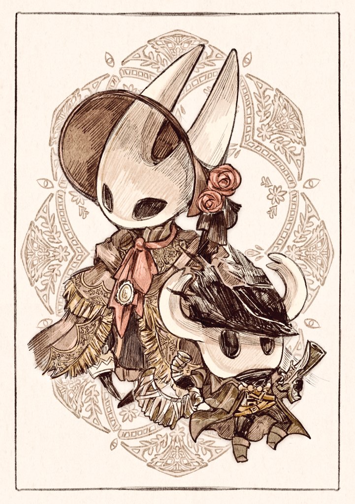 alternate_costume, arthropod_girl, black_hat, bonnet, coat, dress, fioco_virus, gun