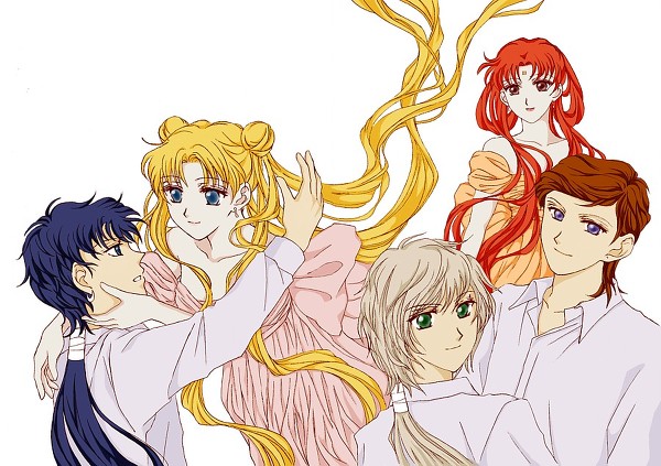 bishoujo_senshi_sailor_moon, hug, princess_kakyuu, seiya_kou, taiki_kou, tsukino_usagi, twintails, yaten_kou