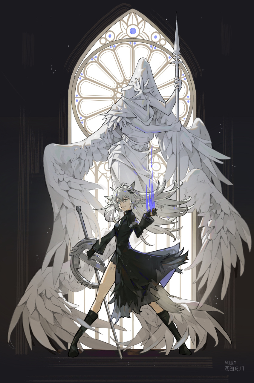 absurdres, animal_ear_fluff, animal_ears, arknights, artist_name, backlighting, black_jacket, commentary_request