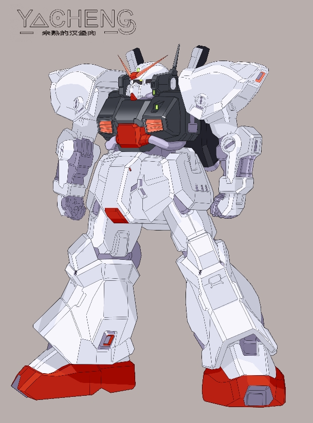 advance_of_zeta, aeug, commentary, derivative_work, fusion, gundam, gundam_mk_ii, hizack, machinery, mecha, mecha_focus, mobile_suit, no_humans, original, parker_zhao, radio_antenna, redesign, robot, science_fiction, sketch, v-fin, zeta_gundam