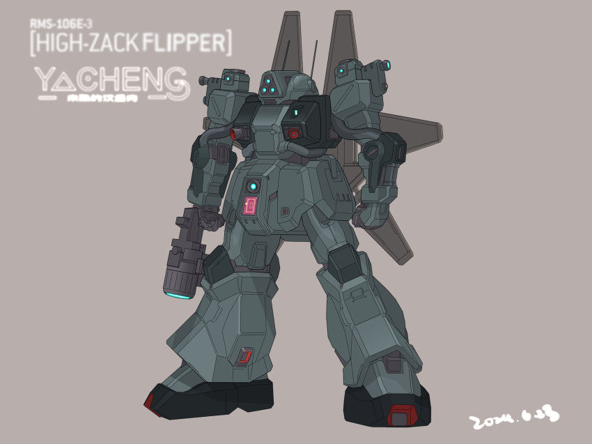 2024, advance_of_zeta, aqua_eyes, character_name, clenched_hands, commentary, dated, fusion