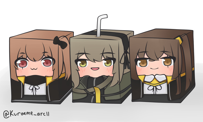black_jacket, black_shirt, brown_eyes, brown_hair, closed_mouth, english_commentary, girls_frontline, green_jacket