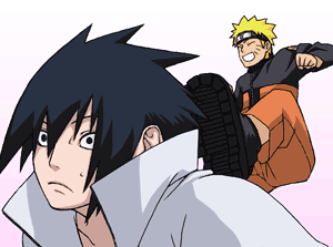 2, black_hair, blonde_hair, boysrnshonen-ai, gif, naruto, uchiha_sasuke, uzumaki_naruto
