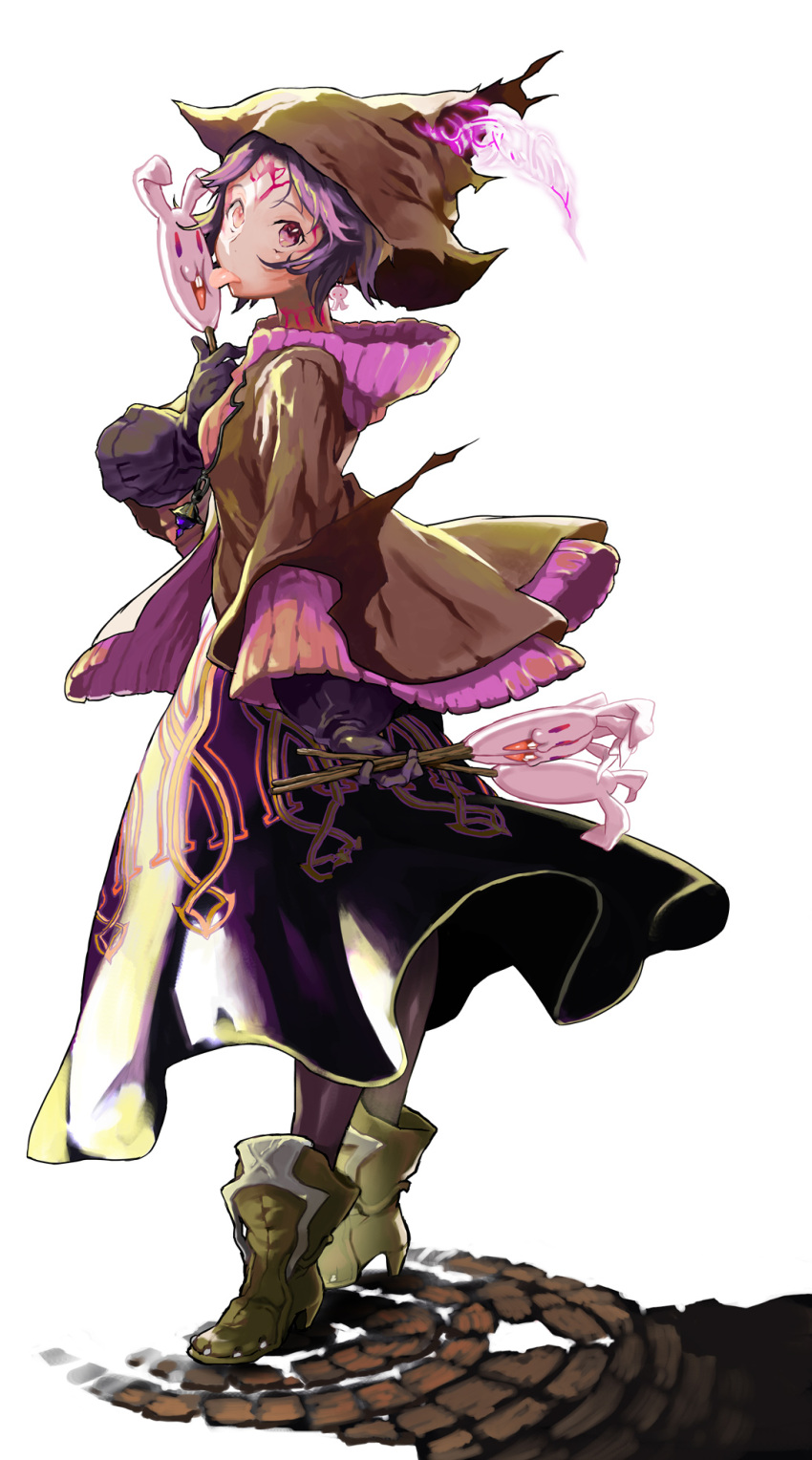 candy, highres, kyuusugi_toku, lollipop, original, rabbit, solo