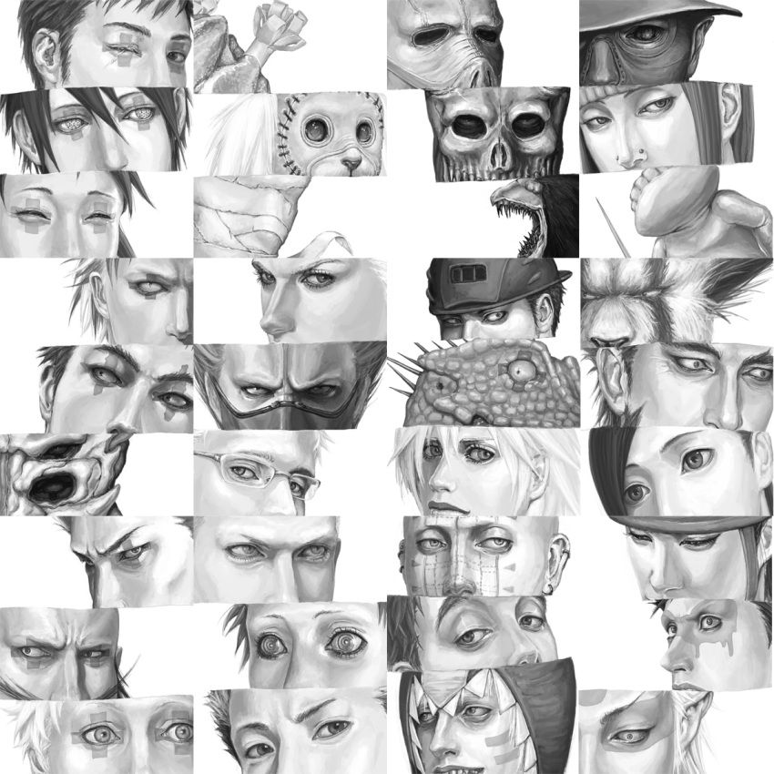 artist_request, bauks, caiman, character_request, chidaruma, chota, close-up, dokuga