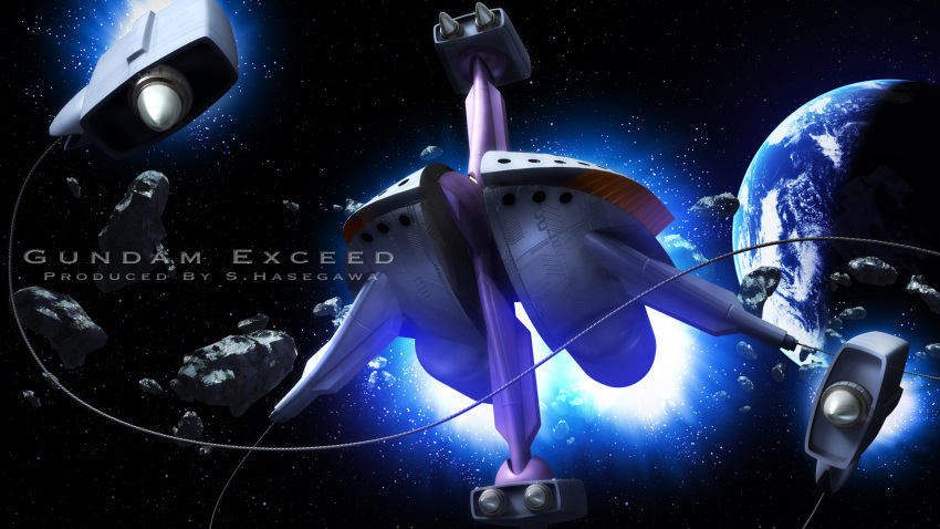 3d, asteroid, battle, beam_cannon, braw_bro, cable, commentary_request, earth_(planet)