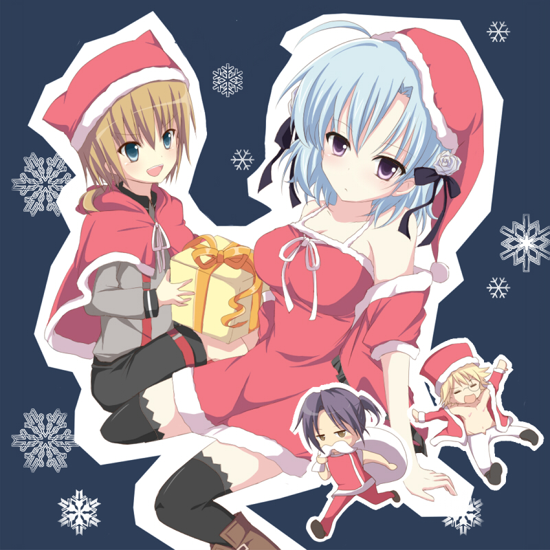 black_legwear, black_thighhighs, cap, cape, hair_ribbon, hat, heart, henriette_mystere