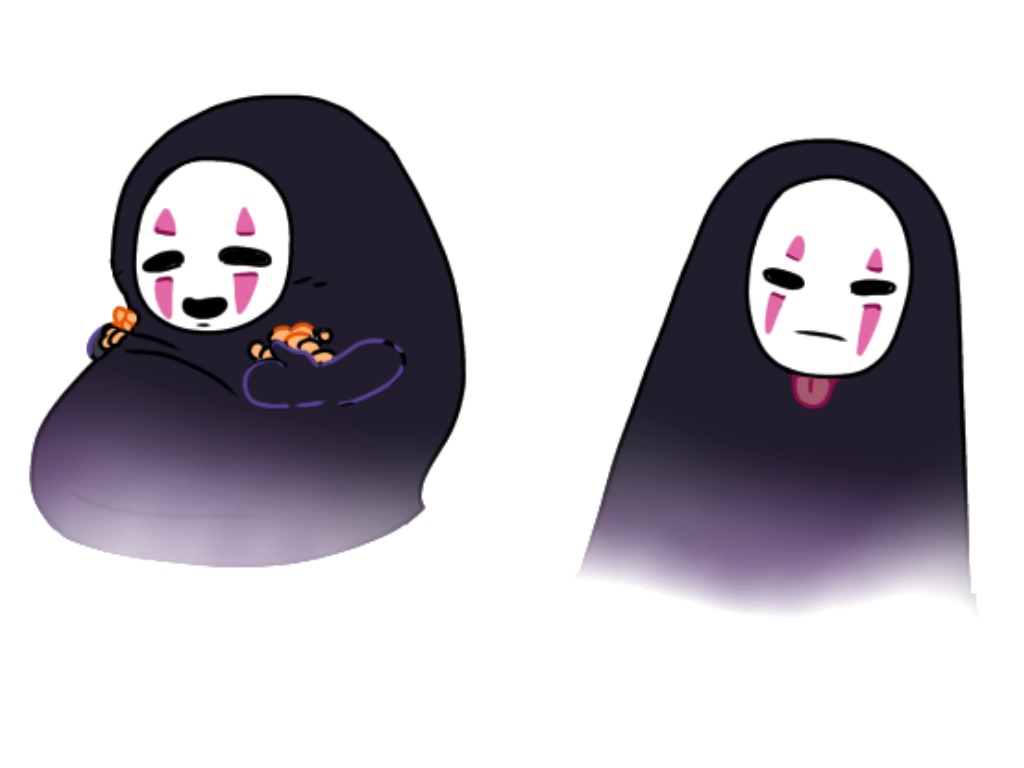 #doodle, #fanart, #ghibli, #gold, #noface, #spiritedaway, non-web_source