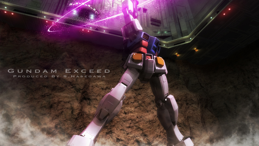 3d, a_baoa_qu, armless_amputee, asteroid, battle, beam_rifle, damaged, duel
