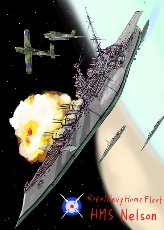 battleship, coh, fairey_barracuda, hms_nelson, military, original, royal_navy, science_fiction, space, space_craft, torpedo, world_war_ii, wwii
