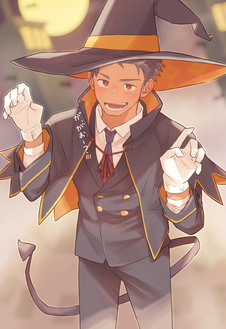 1boy, black_coat, black_hair, black_jacket, black_pants, coat, collared_shirt, commentary_request