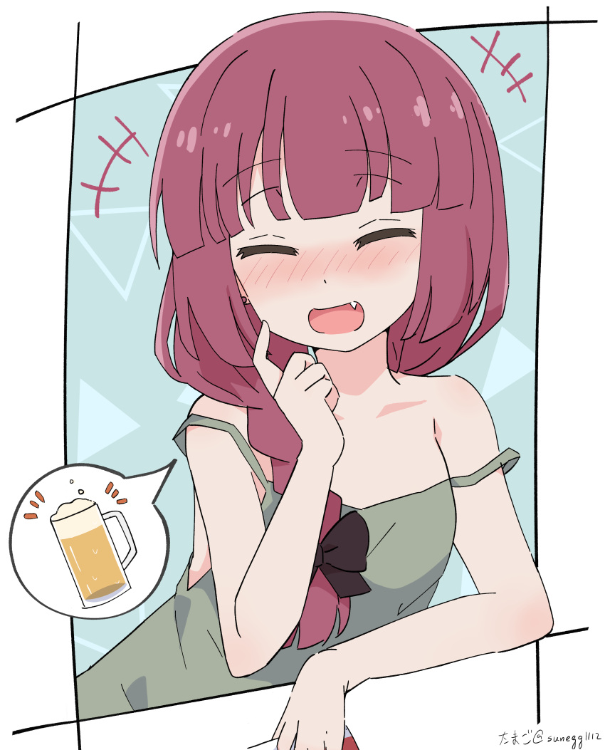 +++, 1girl, :d, ^_^, absurdres, blush, bocchi_the_rock!, braid