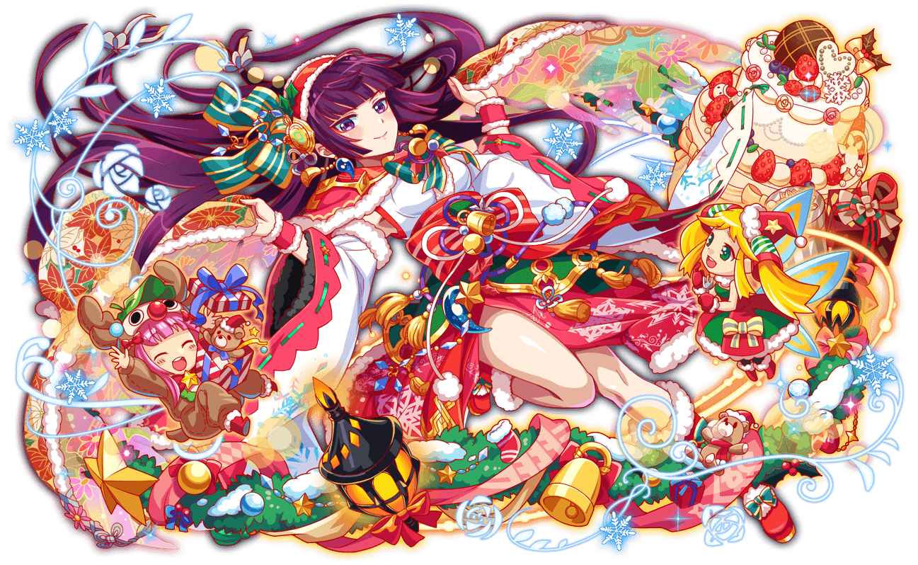 3girls, alternate_costume, alternate_hair_ornament, animal_costume, anime_coloring, antlers, aqua_bow, aqua_bowtie