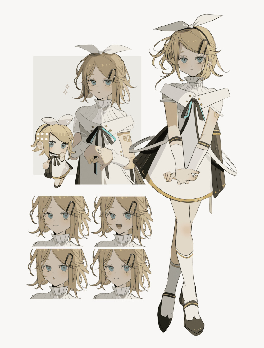 1girl, :o, absurdres, blonde_hair, blue_eyes, blush, bow, chibi