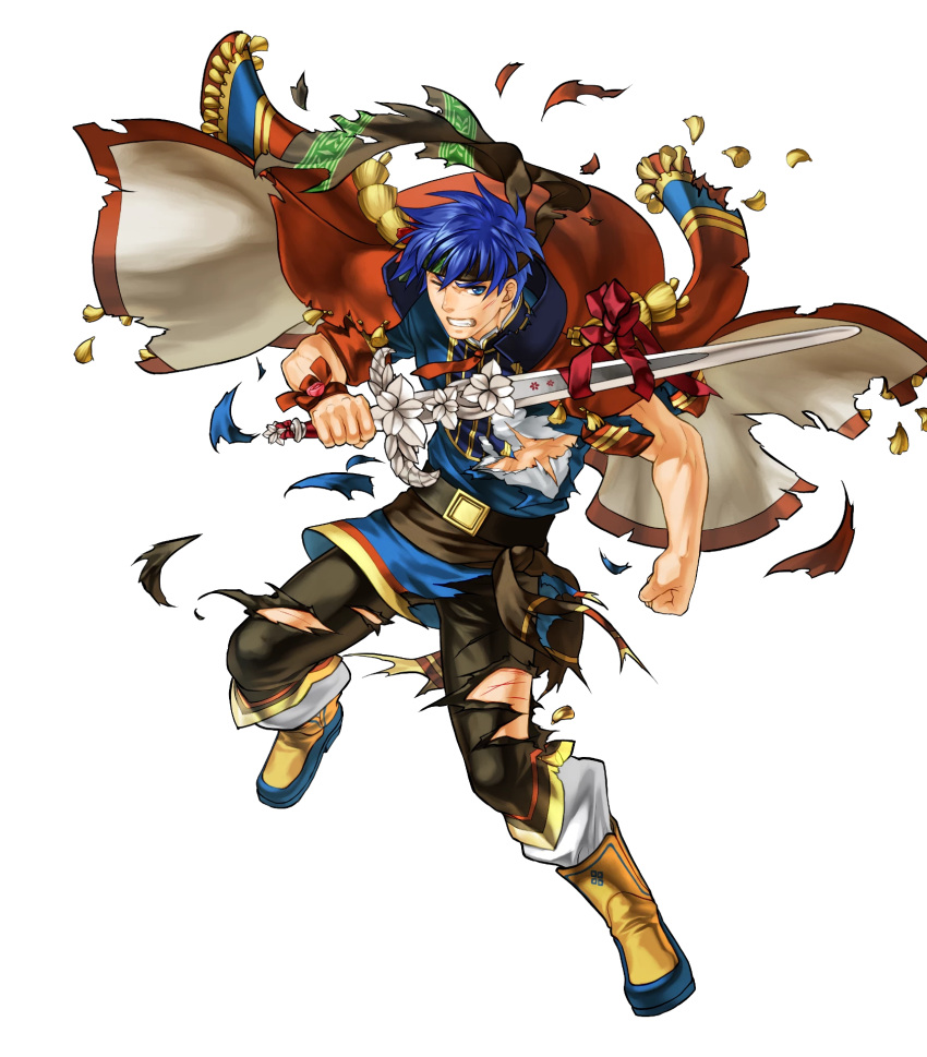 1boy, blue_eyes, blue_hair, clenched_teeth, fire_emblem, fire_emblem:_path_of_radiance, fire_emblem_heroes, full_body