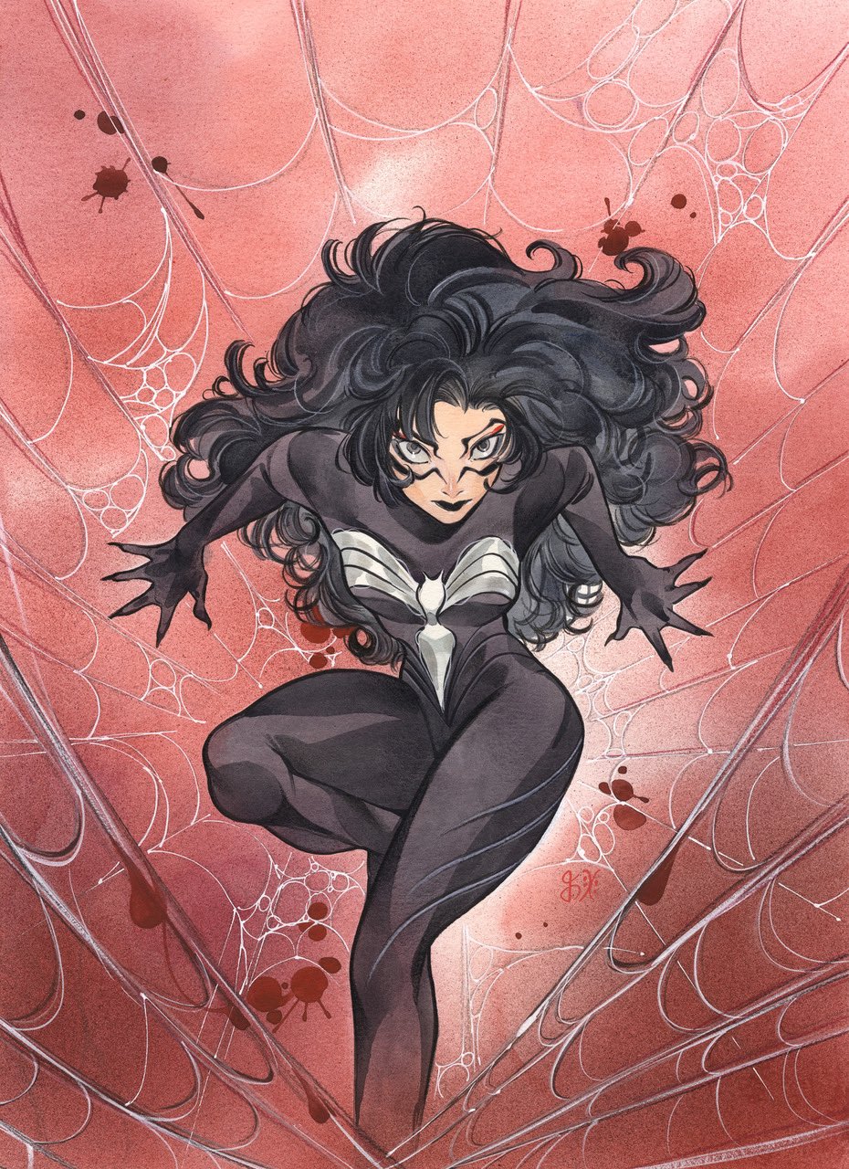1girl, alternate_costume, animal_print, big_hair, black_bodysuit, black_hair, black_lips, bodysuit