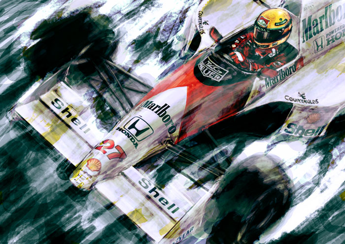 1boy, ayrton_senna, baryan, car, driving, formula_one, formula_racer, from_above