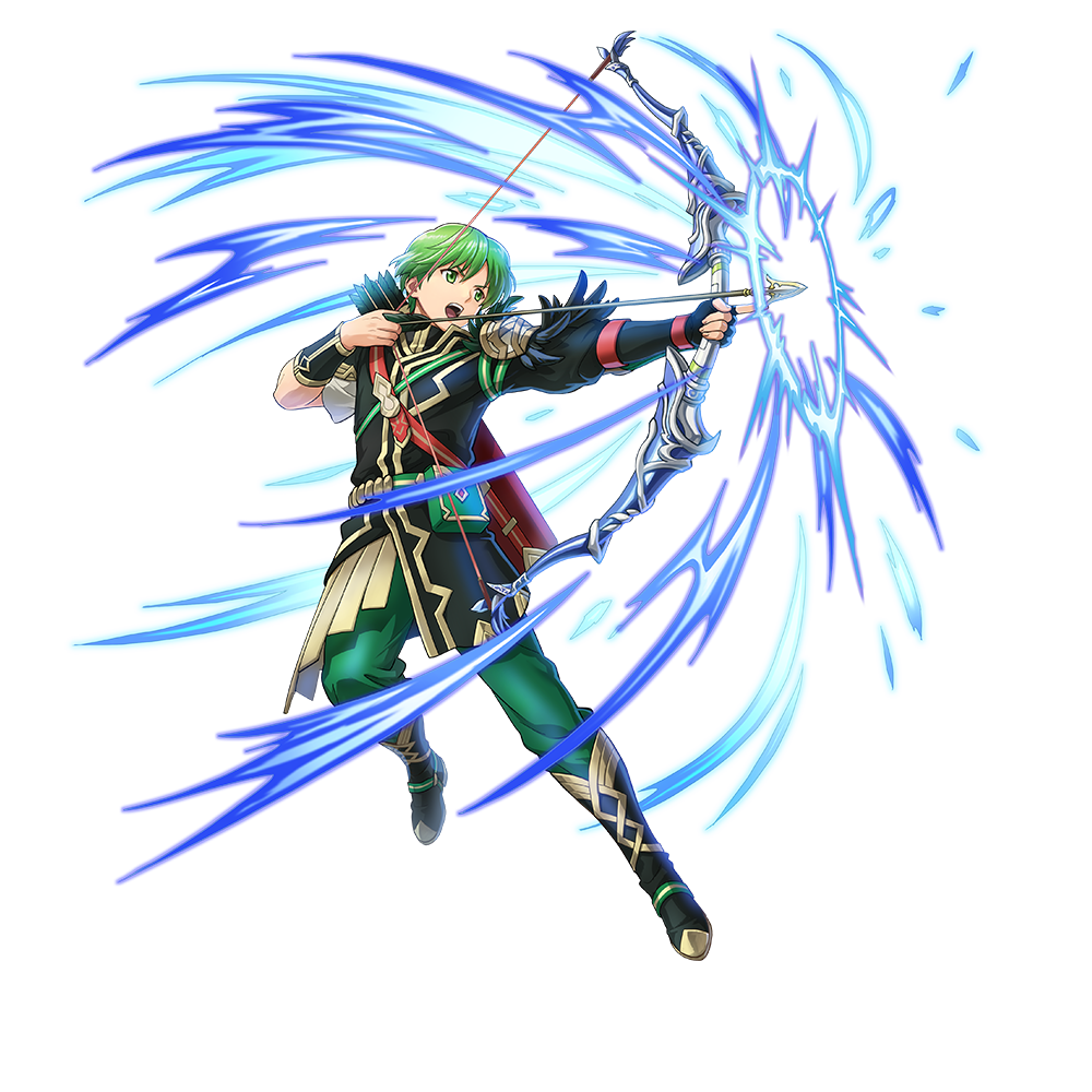 1boy, arrow_(projectile), boots, bow_(weapon), drawing_bow, fingernails, fire_emblem, fire_emblem_heroes