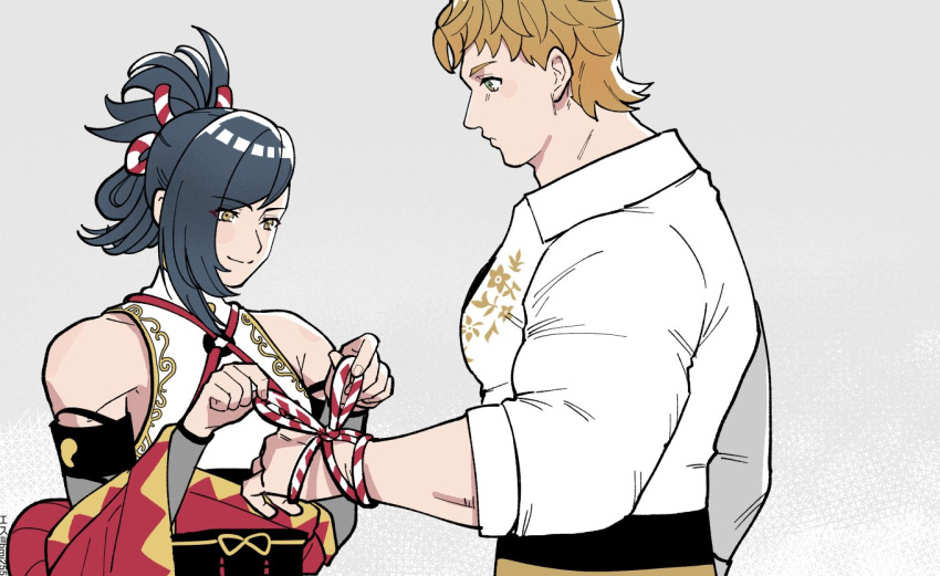 2boys, blue_hair, boucheron_(fire_emblem), brown_hair, closed_mouth, dark_blue_hair, esu_(b_r9), fire_emblem