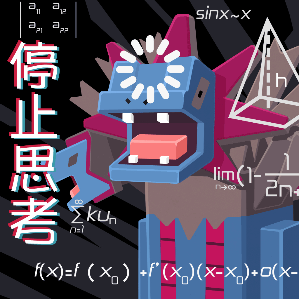 animal_focus, black_background, black_eyes, calculus, chinese_commentary, chinese_text, chromatic_aberration, colored_sclera