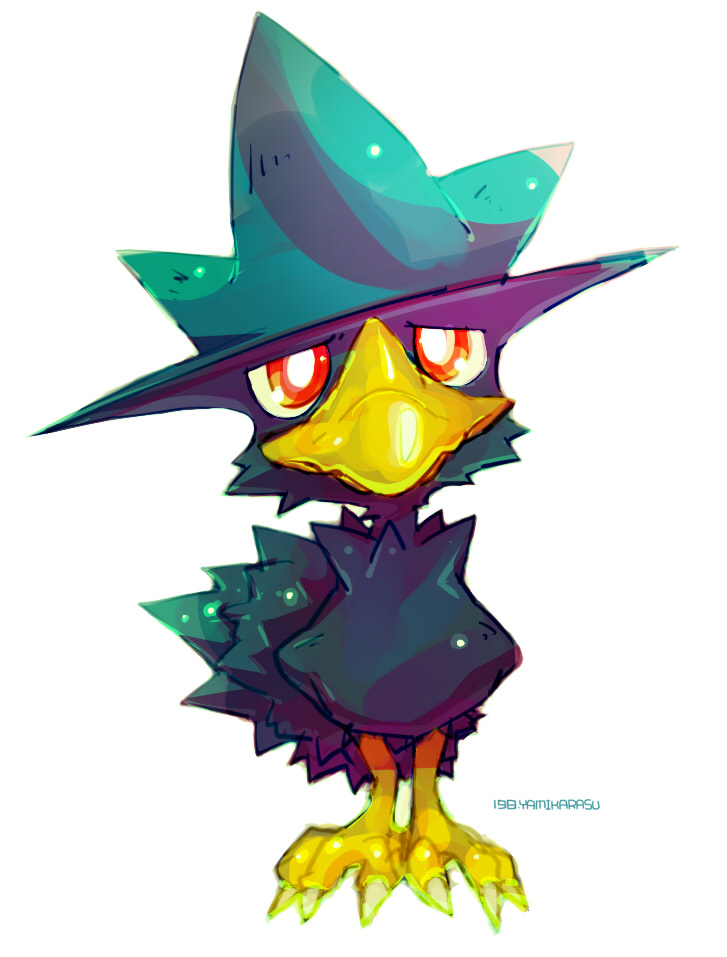 animal_focus, artist_name, bird, bright_pupils, closed_mouth, commentary_request, crow, full_body