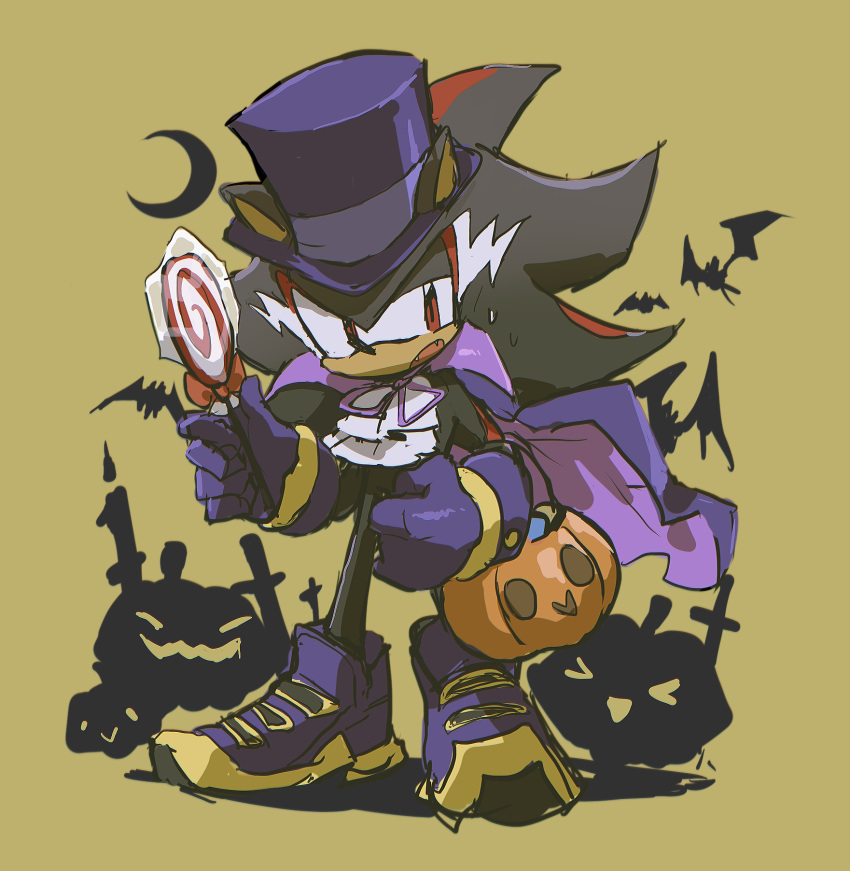1boy, animal_ears, animal_nose, ascot, bat_(animal), black_fur, bow, bowtie