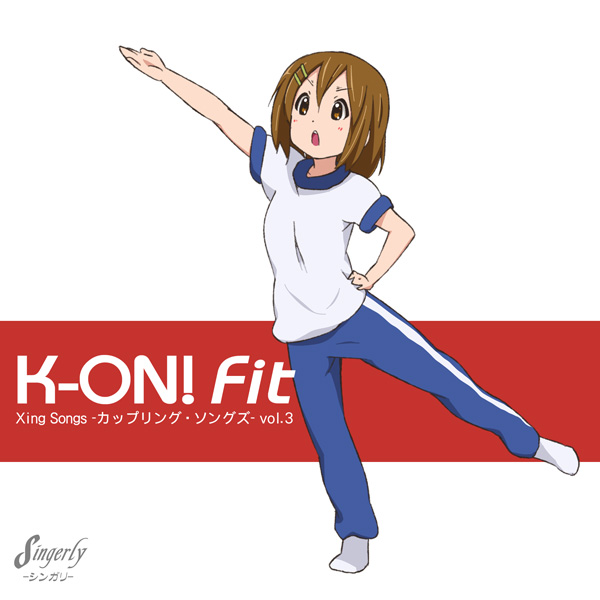:o, arm_up, brown_hair, errant, footwear, gym_uniform, hair_clip, hand_on_hip