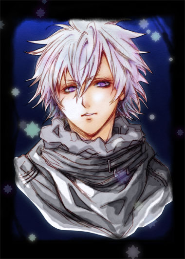 fanart, gauche_suede, looking_at_viewer, noir_(gauche_suede), pixiv_id_2180488, solo, tegami_bachi