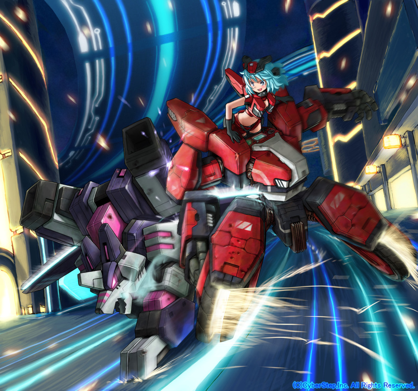 1girl, aqua_hair, art, artist_request, blue_hair, cosmic_break, gloves, hair_ornament
